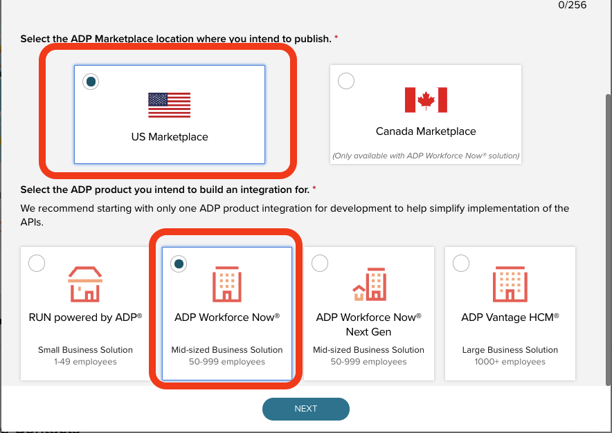 Select ADP Marketplace