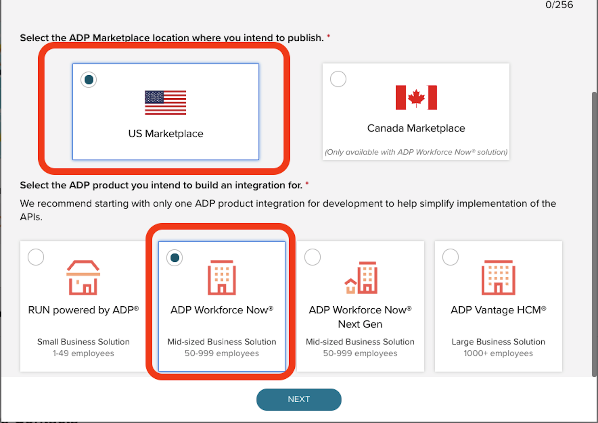 Select ADP Marketplace