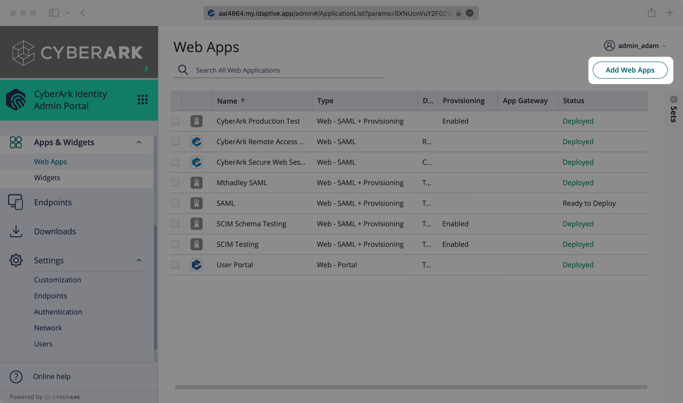 CyberArk SAML – Integrations – WorkOS Docs