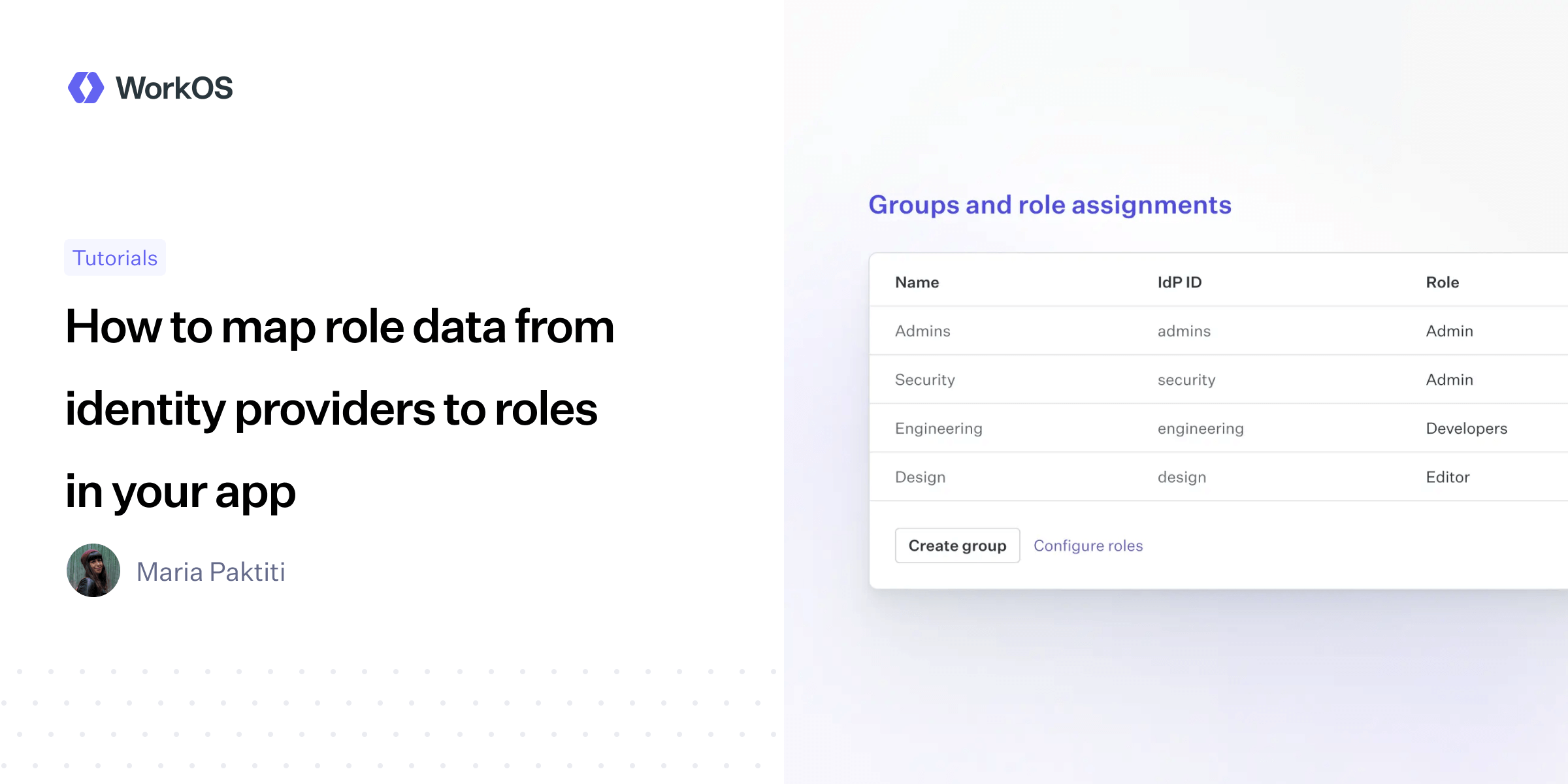How to map role data from identity providers to roles in your app — WorkOS