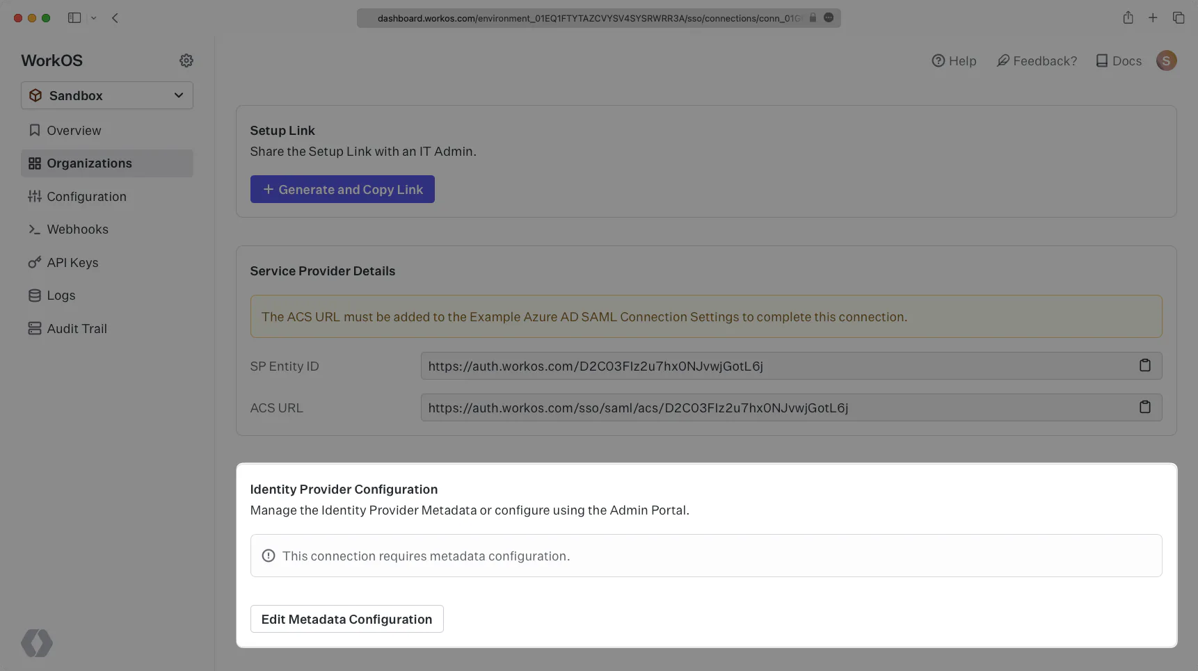 Entra ID SAML (formerly Azure AD) – Integrations – WorkOS Docs