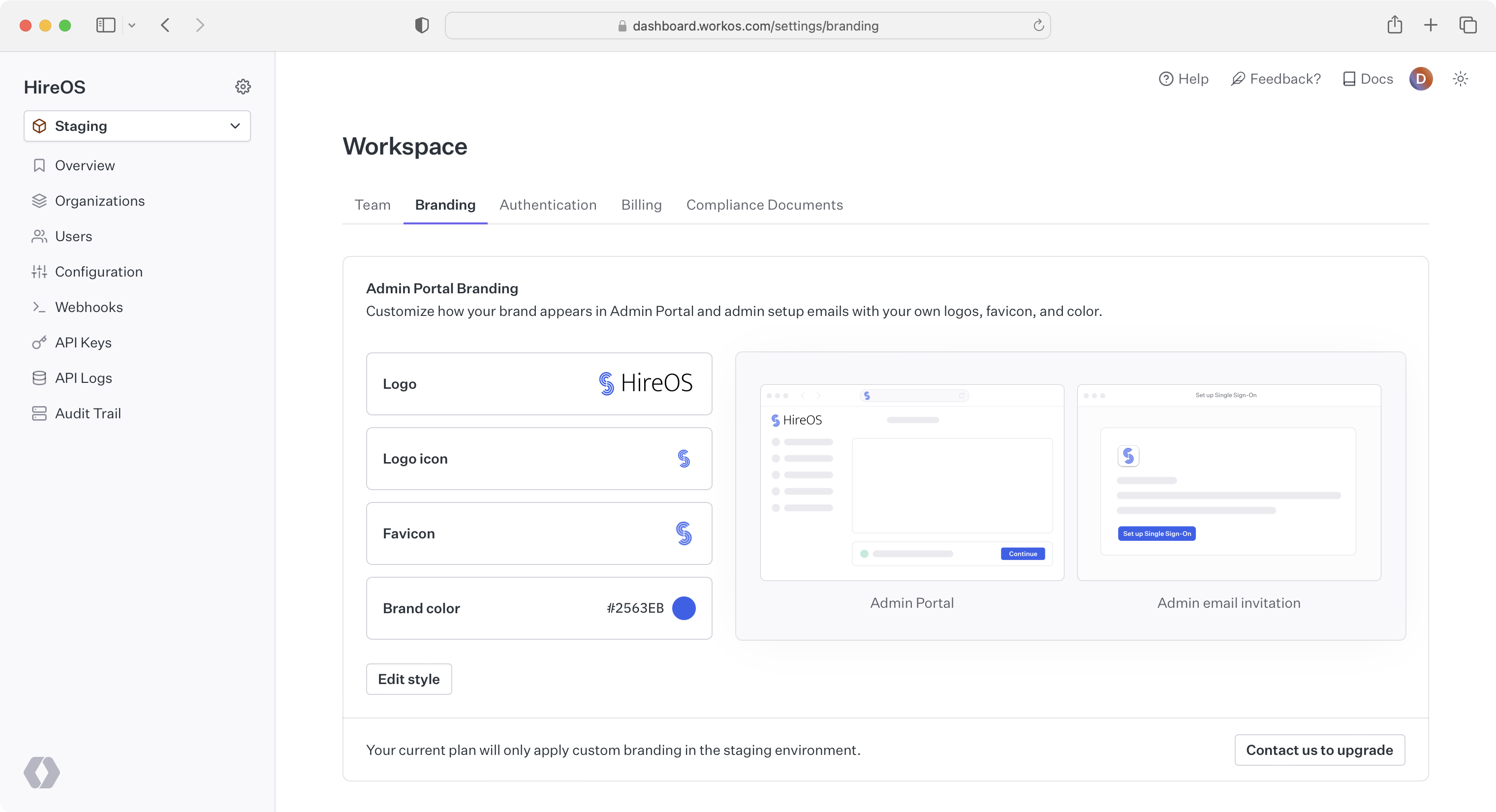 Custom Branding Admin Portal WorkOS Docs custom-branding-admin-portal-workos-docs